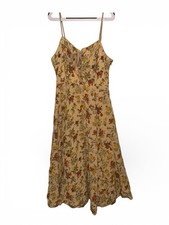 Urban Outfitters Women's Yellow Floral Print Boho Sundress Size 2 XS Small