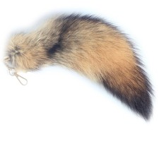 Chunxiao Fluffy Fox Tail Fur Cosplay Toy Cyote Prairie Wolf Tail