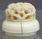 Vintage Chinese Eight-lobed Melon Form Gourd Cricket Cage Carved Lid Vent Holes — photo 4