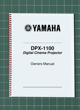 Yamaha DPX-1100 &mdash; Owners Manual User Guide Instructions &mdash; 66 Pages &mdash; USA Made