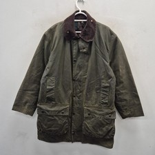 Barbour Vintage A400 Northumbria Wax Country Green Mantel wasserdichte Jacke C 40