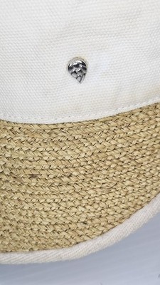 Helen Kaminski Canvas & Raffia Sun Hat / Visor – One Size 