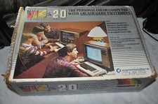 Vintage Commodore Vic 20 Computer W/ Original Box -Matching Serial untested