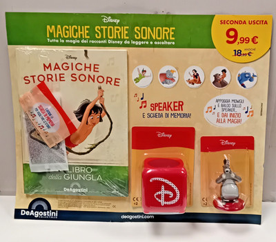 Disney Magische Geschichten Klangkugeln N.2- Die Buch Urwald Mit Speaker & Card