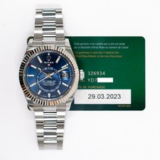 Rolex 326934 Sky-Dweller Steel and White Gold