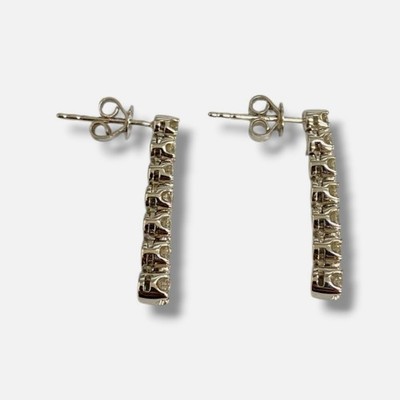 Saks Fifth Avenue Collection Damen 14K Weißgold Diamant Ohrhänger