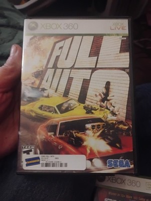 Full Auto (Microsoft Xbox 360, 2006) Racing Video Game (TESTED & WORKING) 