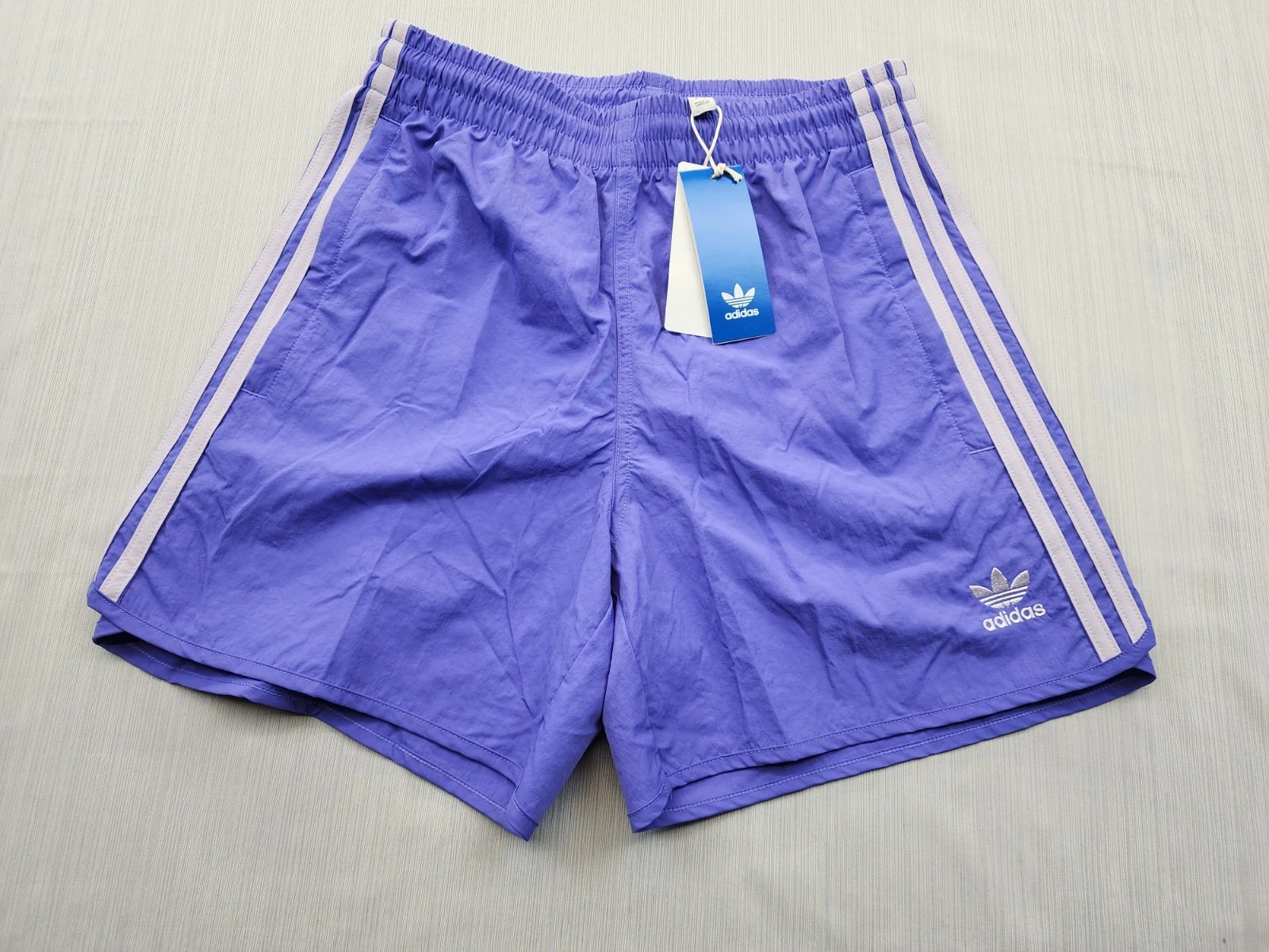 New Mens Adidas Originals Shorts Sprinter 5” Sz Small Classic Retro Semi Cobalt