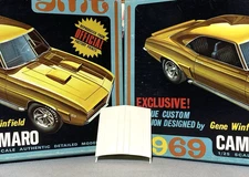 AMT 1969 CHEVROLET CAMRO "SS396" ANNUAL KIT#Y913-200 1/25 MPC NOS CAR HOOD ONLY!
