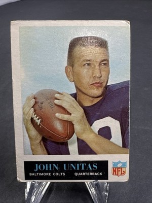 1965 Philadelphia John Unitas #12 EX cond. HOF