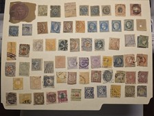 Worldwide Stamp Collection Mixed Vintage Lot Of 60 1800s 1900s