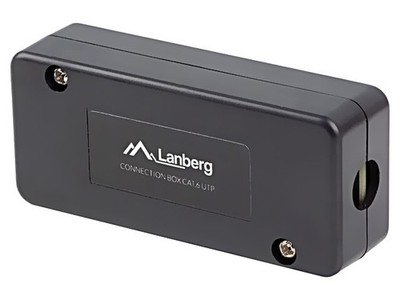 PLC-6UL1-B RJ45-Modul schwarz Kat: 6 IDC,beiderseitig Mat.Geh: ABS LANBERG