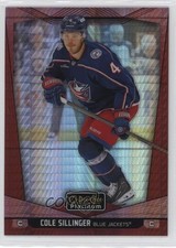 2024-25 O-Pee-Chee Platinum Red Prism 57/199 Cole Sillinger #172 1m83