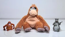 King Louie Disney Beanie Baby Disney Store Jungle Book + 2 figures