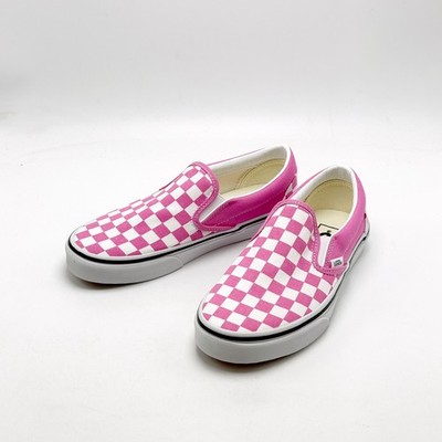 NEW* Unisex VANS CLASSIC CHECKERBOARD SLIP-ON FIZZ PINK
