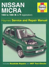 Nissan Micra (1993-99) Service and Repair Manual (Haynes Service and Repair Manu