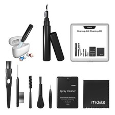 Premium Hearing Aid Cleaning Kit - Compatible with Rechargeable Hearing Aid with
