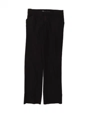 DICKIES Womens High Waist Straight Casual Trousers US 14 XL W32 L34 Black CT08