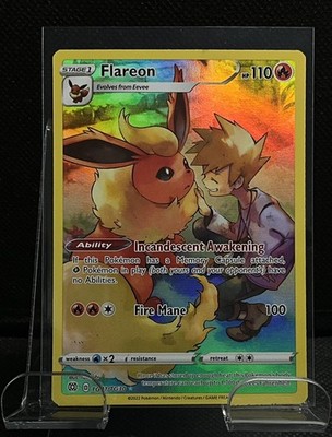 Pokémon TCG Flareon Trainer Gallery Brilliant Stars TG01/TG30