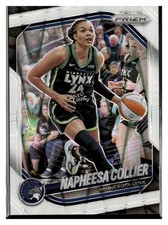 Napheesa Collier #8 2025 Panini Prizm WNBA White Seismic Prizms Minnesota Lynx