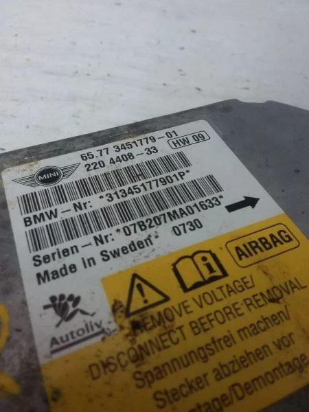 Módulo de control SRS HT Thru 3/09 compatible con 07-09 MINI COOPER 65773451779 Foto 4 de 4