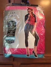 New!Never Worn!AMSCAN INC Rebelle Rock Chick Size Adult XL (14-16) Halloween!