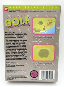 Bandai Golf: Challenge Pebble Beach Nintendo NES CIB Probado &iexcl;ENV&Iacute;O R&Aacute;PIDO LIMPIO!