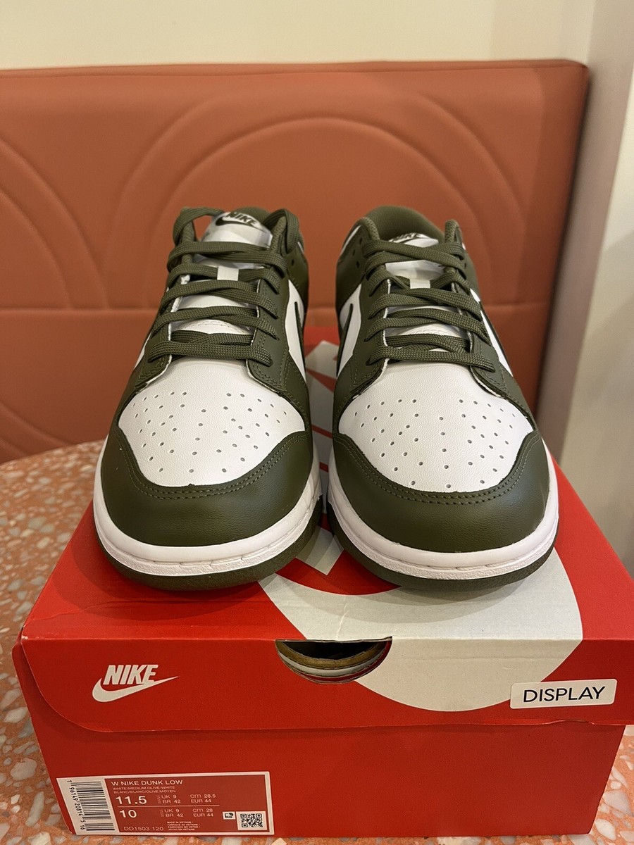 NEW NIKE DUNK LOW MEDIUM OLIVE WOMEN DD1503-120 WOMEN SIZE