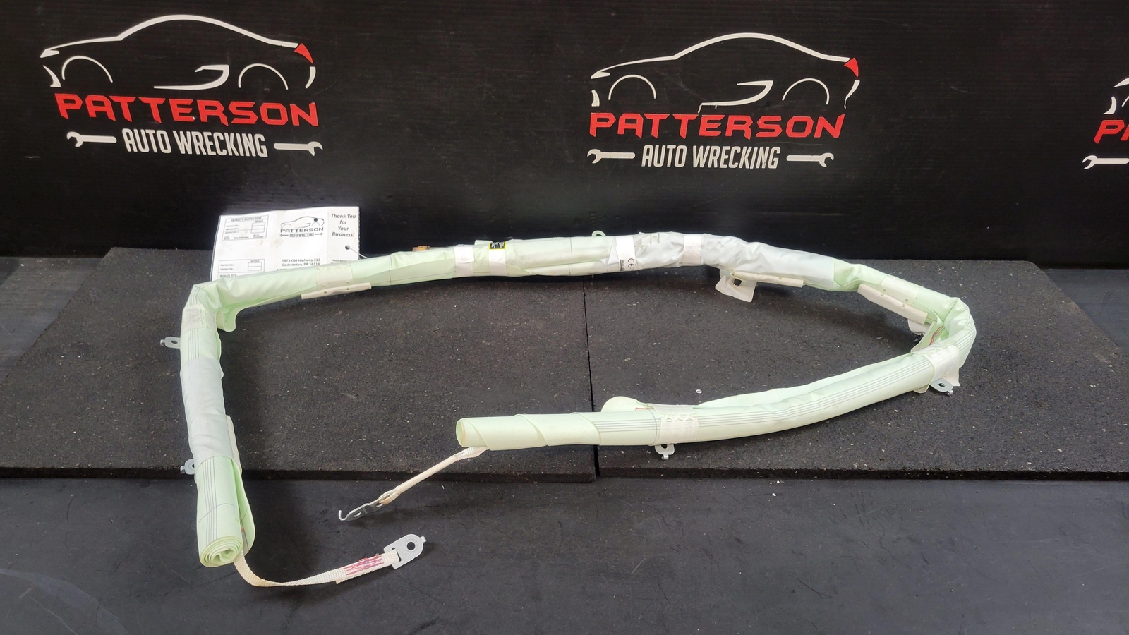 2014 MASERATI GHIBLI DRIVER LEFT ROOF CURTAIN AIR BAG INFLATOR