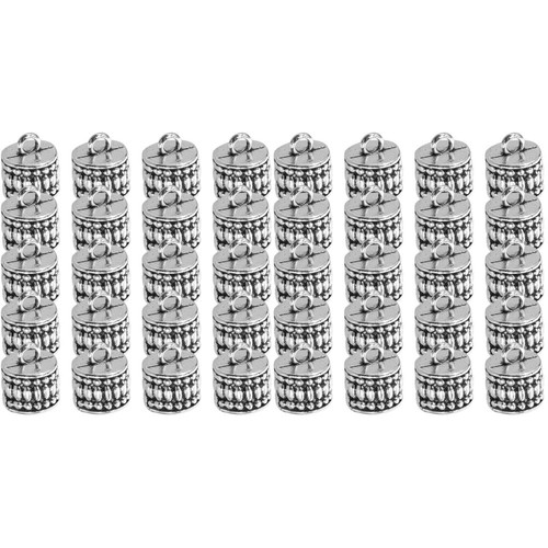 Lot De 4 Perles D'Espacement Argent Tibétain – 12 Mm – Motif Étoile – Laiton Argenté