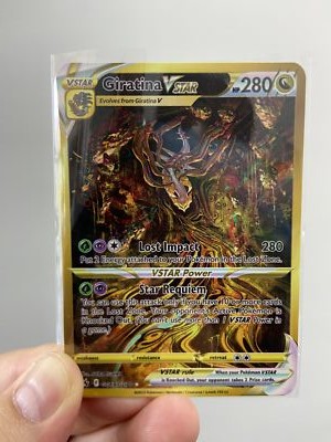 Gold Metal Giratina Vstar HP280 Pokémon Card-Collectible Gift