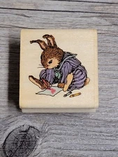 Uptown Holly Pond Hill Susan Wheeler Oliver Boxwood C13019 Rubber Stamp Rare