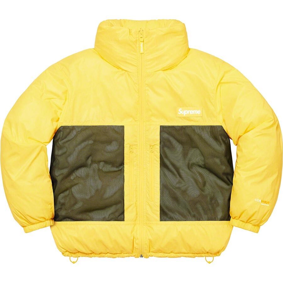 美品Supreme Reversible Puffer Jacket L Supreme Reversible Puffer Jacket Black Navy Yellow 3colors FW24 | eBay