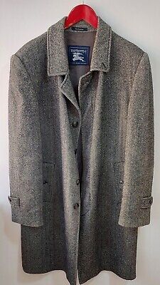 vintage burberry Overcoat alpaca Wool herringbone Tweed vintage burberry Overcoat alpaca Wool herringbone Tweed