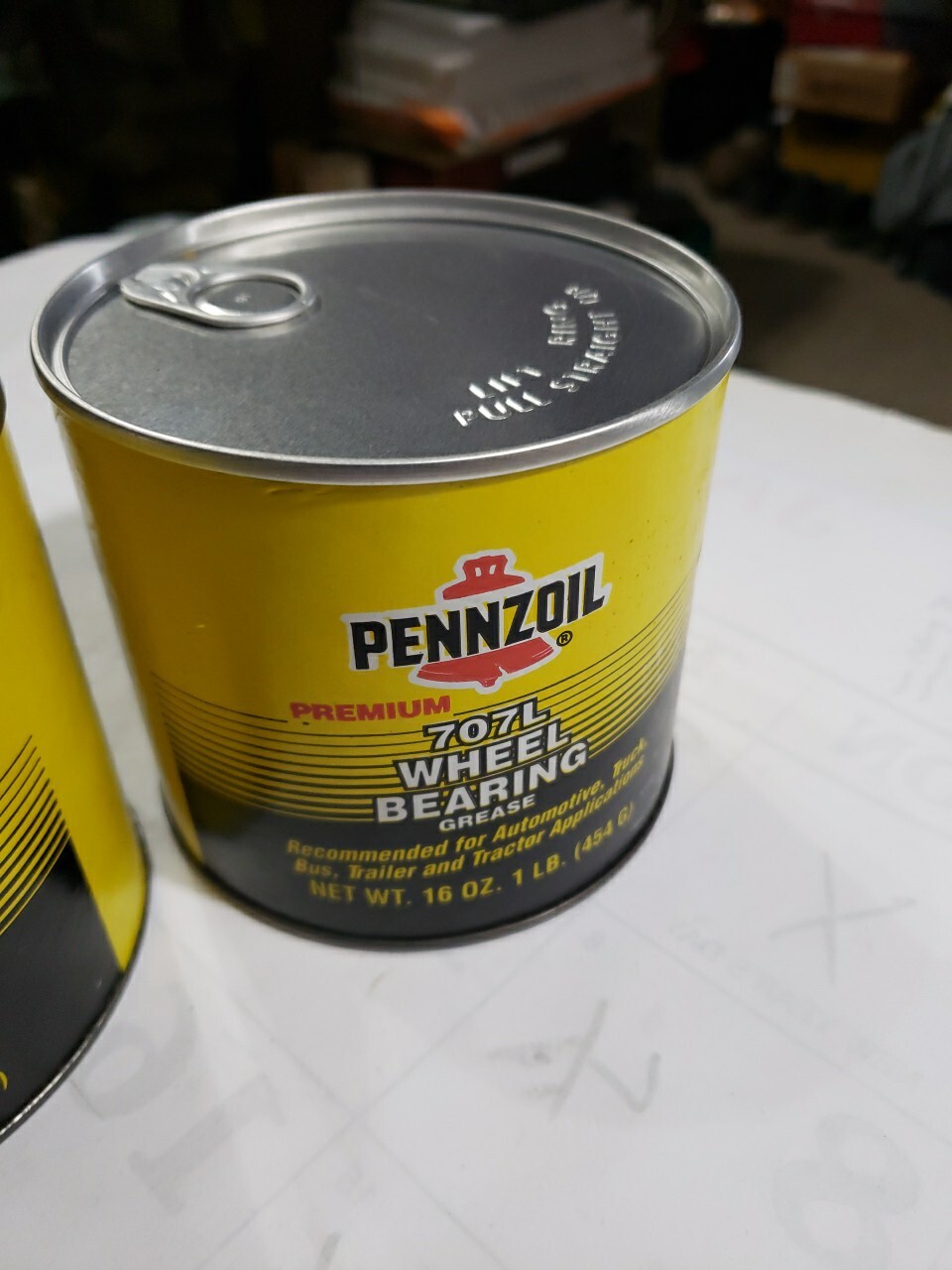 Vtg Lot of 21 LB CANS PENNZOIL MULTIPURPOSE & WHEEL BEARING GREASE
