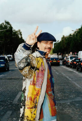 Carlos Santana In Paris 1990s Photo Shoot Historic Old Photo