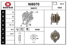 Alternateur Nissan ALMERA TINO