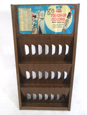 Vintage 1980 Mopar Dealer Parts Department Touch Up Paint Display Rack Chrysler
