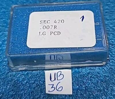 J&M  SEC 420   .007R  LG  PCD      INSERT   