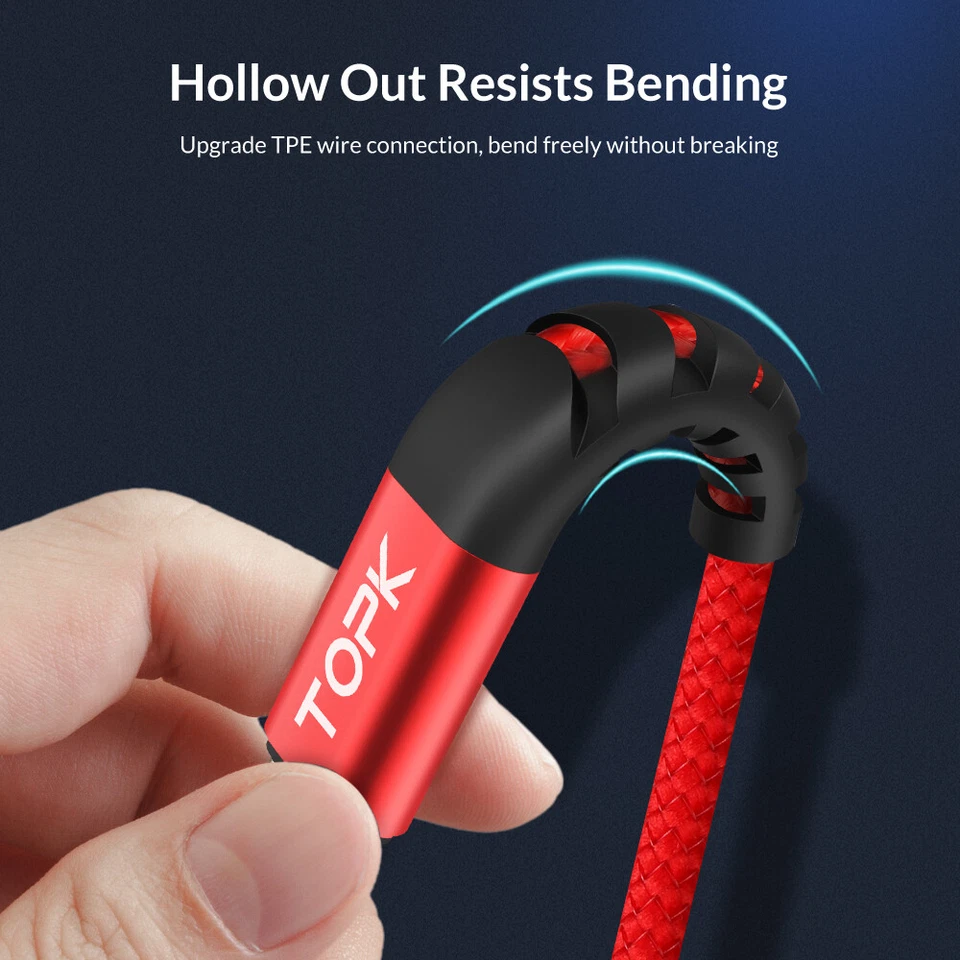 USB Type-C Charger Charging Cable For OPPO A53 A54 A55 A73 A74 A93 A94 A95 5G UK - Image 4 of 4