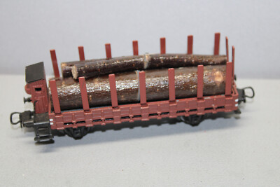 Märklin 321G 2-Achser Wagon Plat avec Guérite de Frein Échelle H0