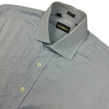 Paul Stuart Men's Cotton L/S Dress Slim Fit Shirt Blue   16  33