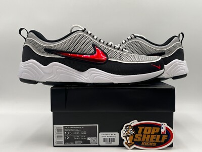 DS NEW Nike Air Zoom Spiridon SP 2024 Silver Red Size 10.5 Authentic Runner OG
