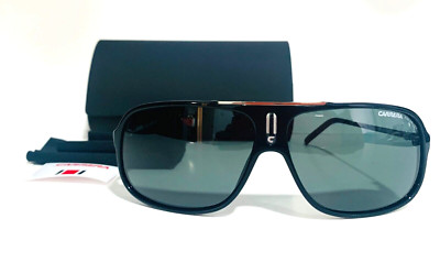 CARRERA COOL/S CSA RA BLACK POLARIZED AUTHENTIC AVIATOR SUNGLASSES 65-12-130
