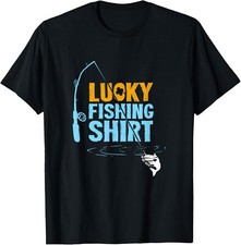 Lucky Fishing For A Fisherman Gift Tee Unisex T-Shirt