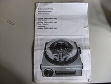 Instructions slide projector KODAK carousel S-AV GB French  German CD/EMail