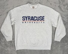 90s Vintage Syracuse University Large Split Bar Crewneck Sweatshirt
