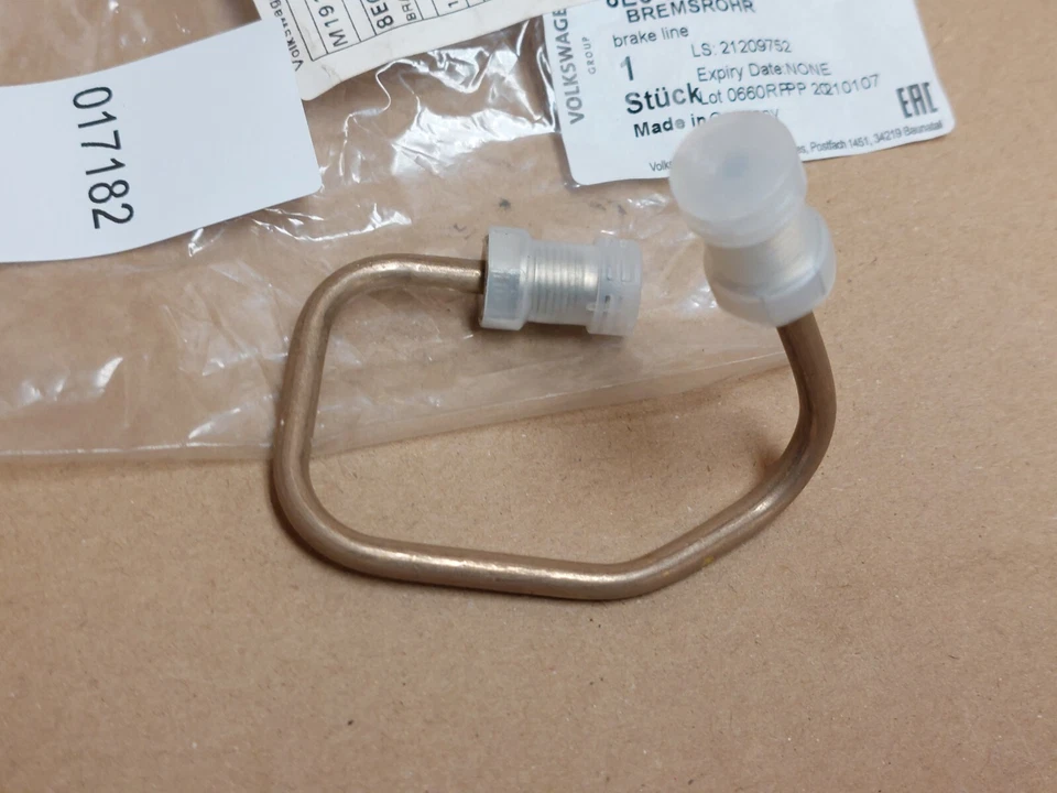 Tubo de freno 8E0611722B AUDI VW SEAT SKODA A4 Avant quattro S4 Cabrio A6 Foto 3 de 4