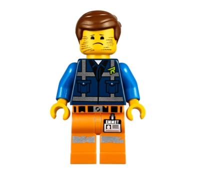 Lego Stubble Trouble Emmet 70839 The LEGO Movie Minifigure