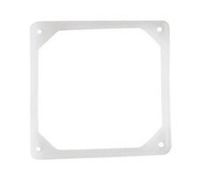 120mm Fan Silicone Anti-Vibration Noise Reduction Silencer Gasket - White/Clear